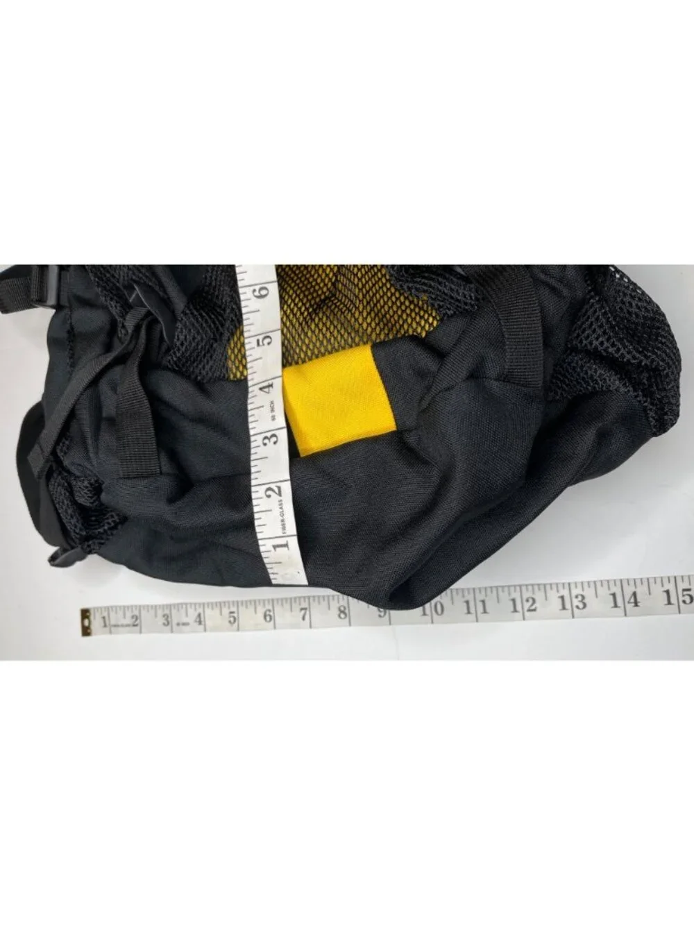 Miko Large Yellow & Black Hiking Backpack W/ Multiple Compartments 63L